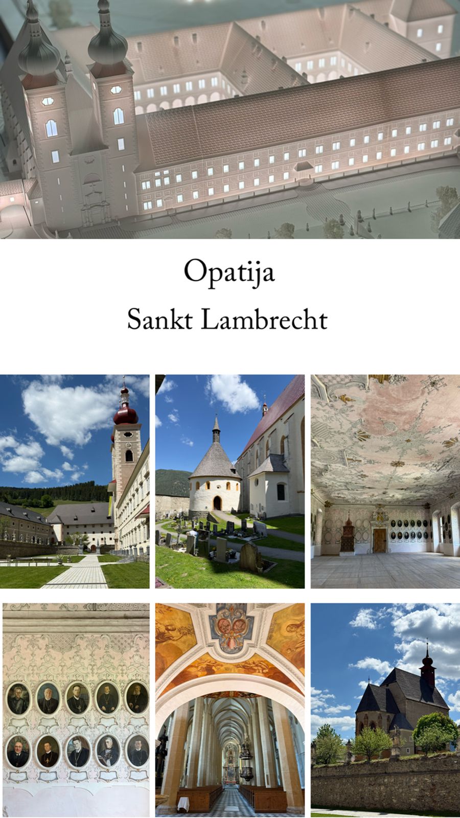 austrija znamenitosti murau dvorac opatija lambrecht vrtovi