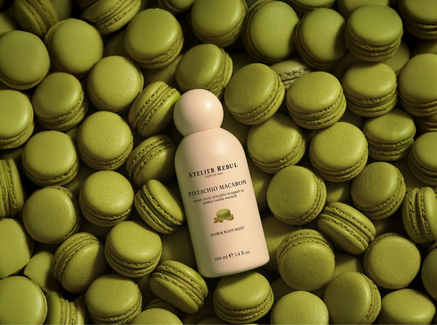 pistachio macaron n ovi mist za tijelo Atelier Rebul_Body Mist