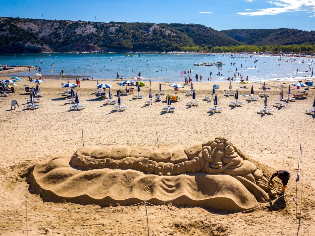 rajska plaza otok rab hrvatska Festival skupltura u prijesku