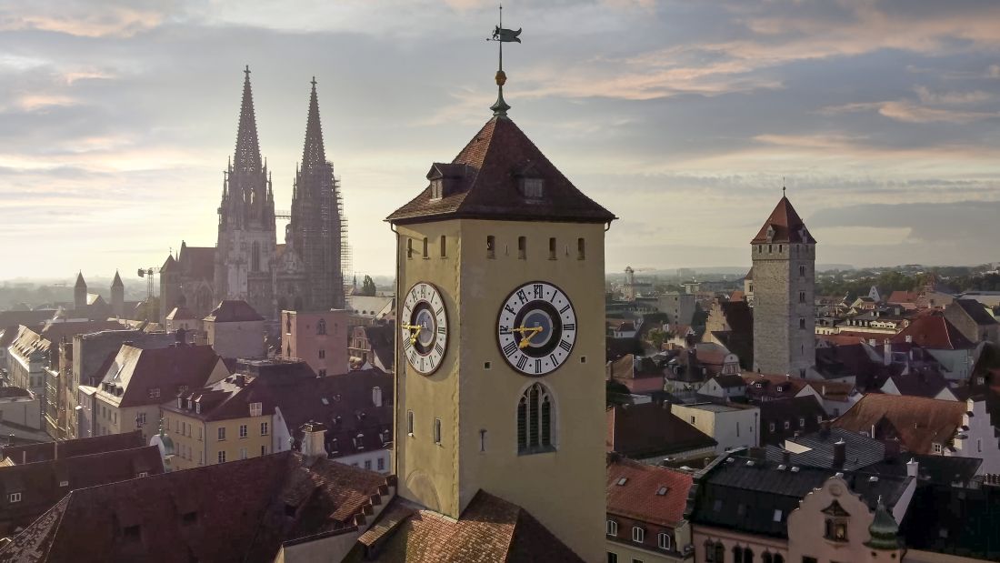 Goldener Turm regensburg njemacka deutschland