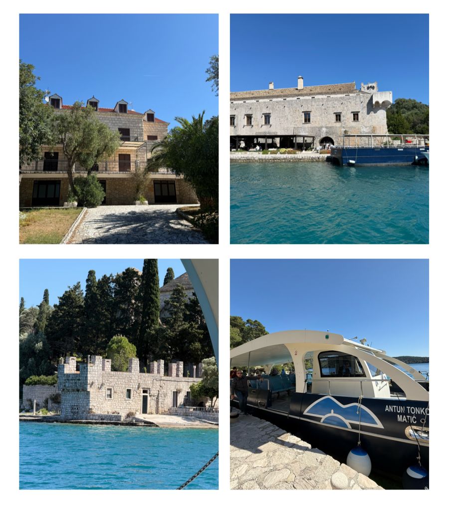hrvatska otok mljet elektricni brod otok sveta marija