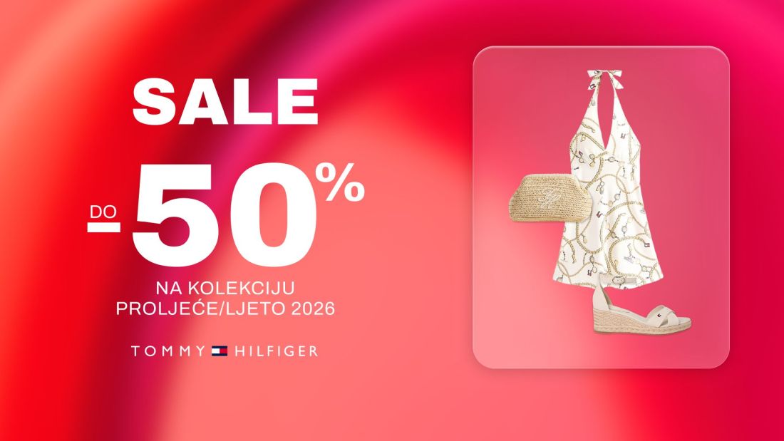 sezonsko snizenje zenske odjece obuce 50 posto Tommy Hilfiger