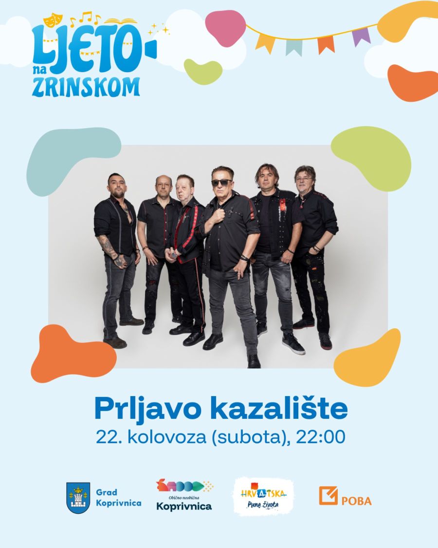 Prljavo kazaliste koprivnica koncert ljeta na zrinskom