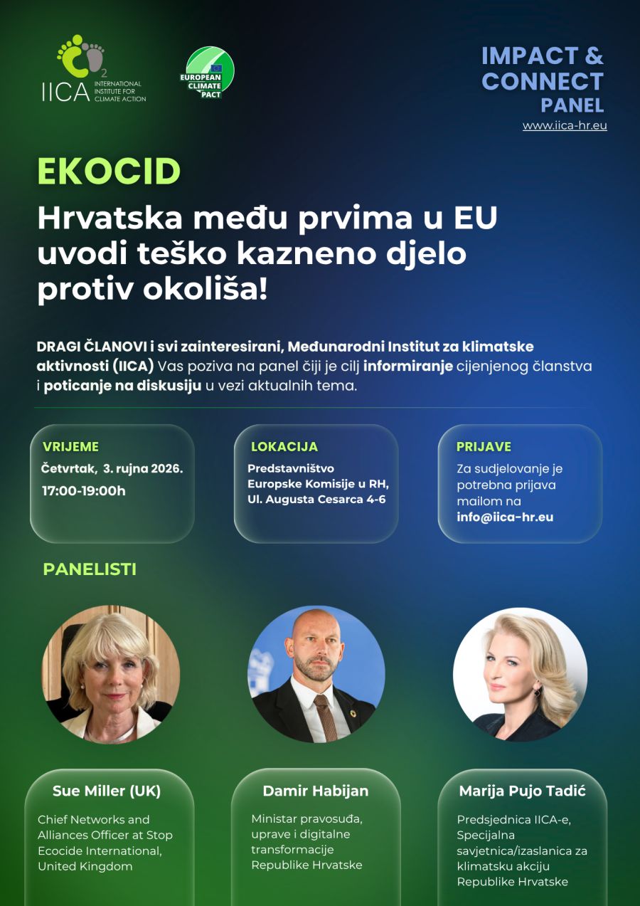 IICA panel Ekocid kazne u hrvatskoj za zagadenje
