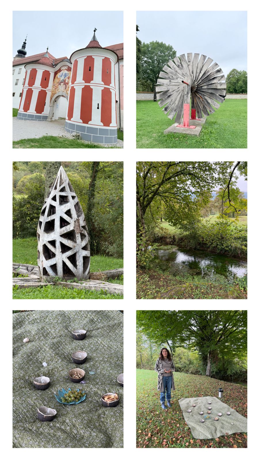 jana milovanovic dvorac Kostanjevica na Krki i skulpture na otvorenom gozdnooka