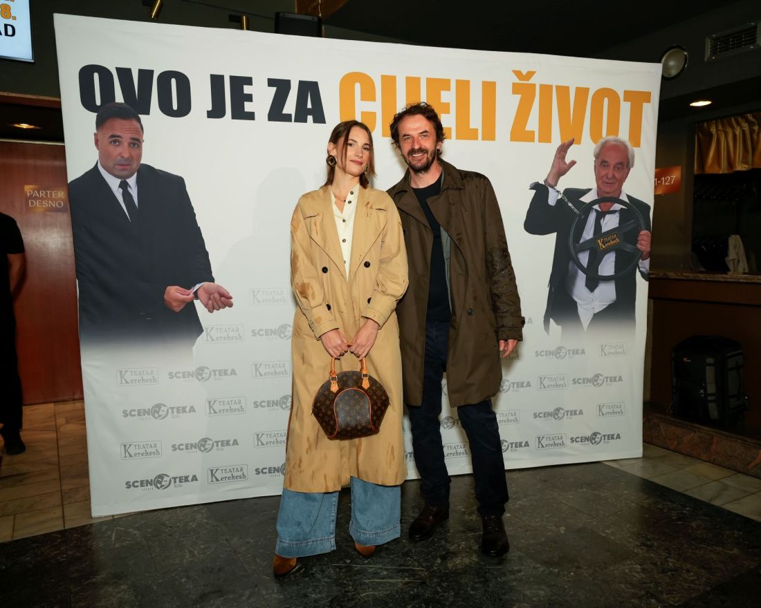 Gloria Dubelj Igor Kovac na premijeri predstave ovo je za cijeli zivot
