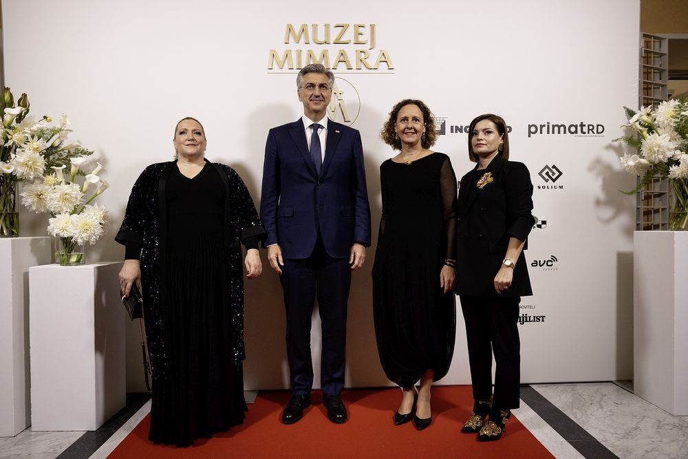 Ravnateljica Muzeja Mimara Tajana Plese Andrej Plenkovic Nina Obuljen korzinek mihaela stipic