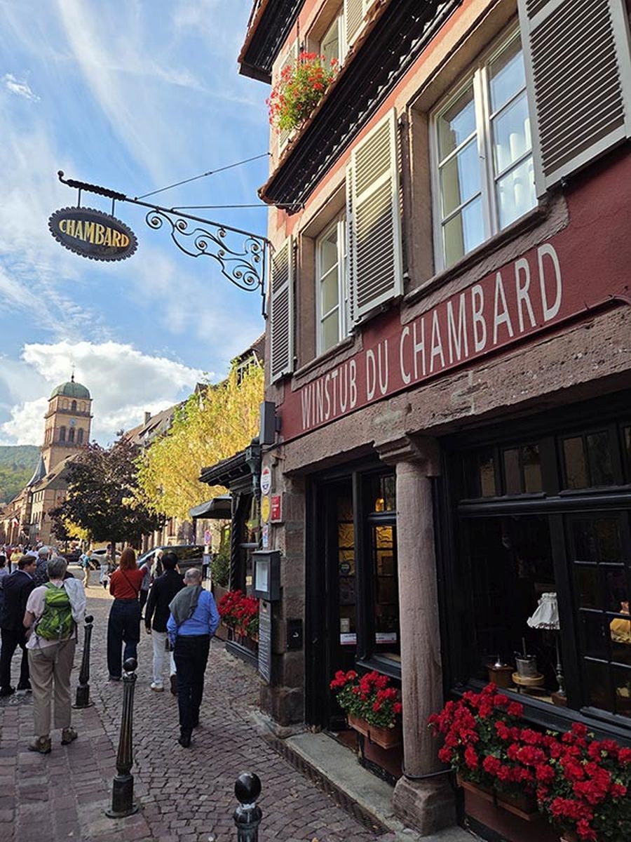 francuski restoran Le Chambard slikovito selo alzasa Kaysersberg