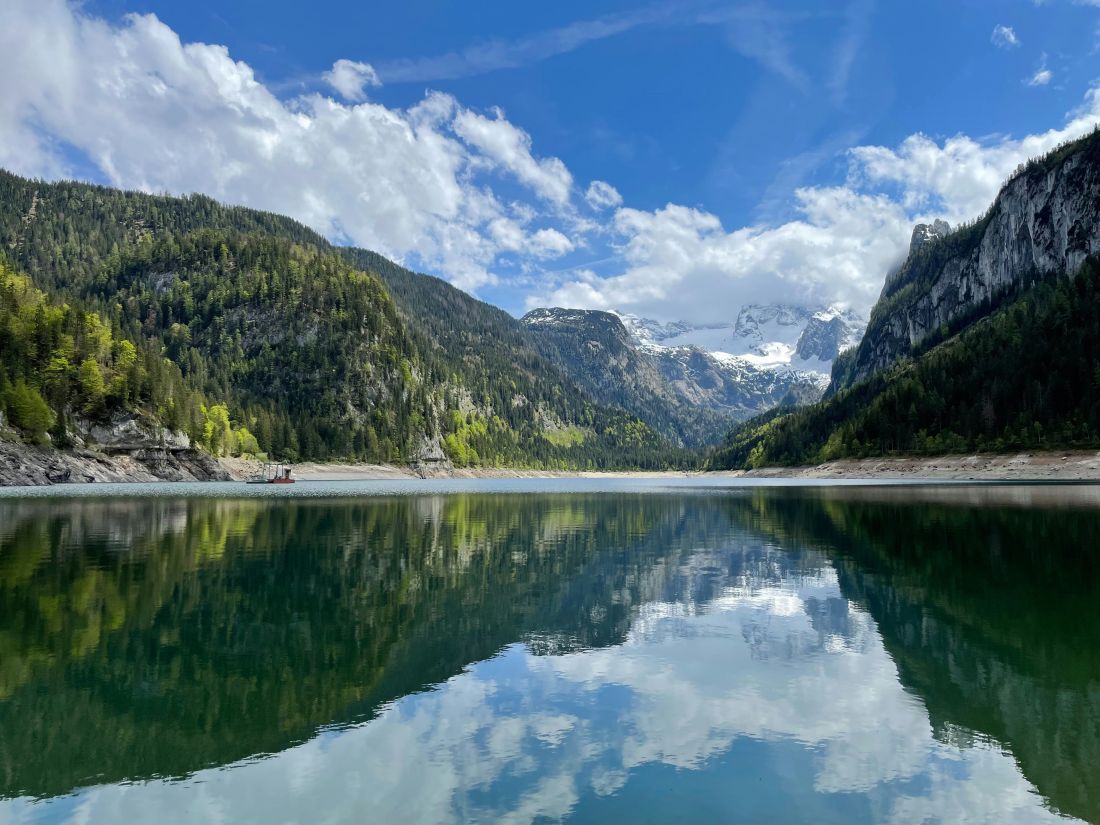 izlet na jezero u austriji Gasthof Gosausee Gosau Austria