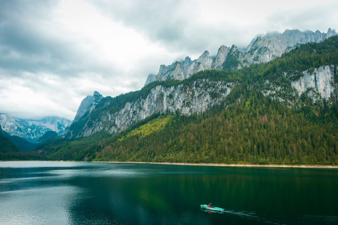 izlet voznja camcem jezero Gosauseen Austria